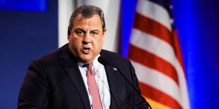 Former Governor of New Jersey Chris Christie speaks at the Republican Jewish Coalition Annual Leadership Meeting in Las Vegas on Nov. 19, 2022. 