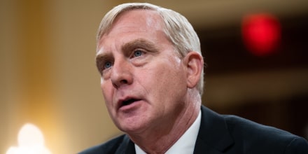 Richard Donoghue testifies at the U.S. Capitol