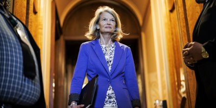 Senator Lisa Murkowski, (R-Alaska) at the Capitol on June 1, 2023. 