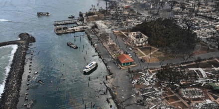 Burned homes and buildings  Lahaina, Hawaii