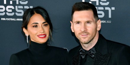 Antonela Roccuzzo and Lionel Messi