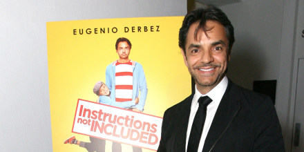 Eugenio Derbez premier de 'Instructions Not Included', película que protagonizó junto a la niña Loreto Peralta (2013).