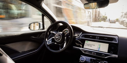 Inside a Waymo autonomous vehicle in San Francisco