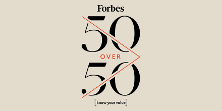 Forbes 50 over 50 logo