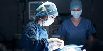 Female surgeons at work