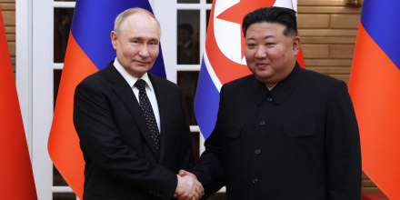 Russian President Vladimir Putin landed in North Korea early on June 19, the Kremlin said, kicking off a visit set to boost defence ties between the two nuclear-armed countries as Moscow pursues its war in Ukraine. 
