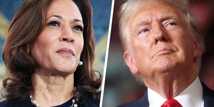 Kamala Harris and Donald Trump.