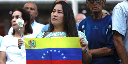 Vigil for political prisoners in Venezuela