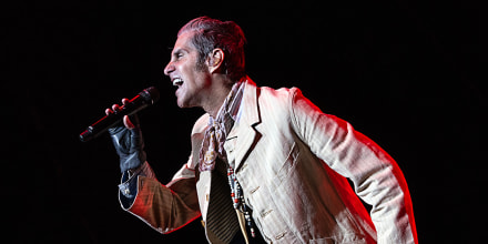 Singer Perry Farrell of Jane's Addiction performs at Red Hat Amphitheater on Sept. 3, 2024 in Raleigh, N.C.