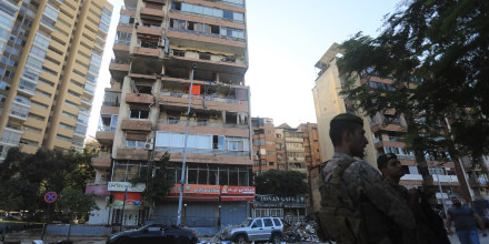 Israel hit a Beirut apartment block on September 30, killing three members of a Palestinian armed group in its first strike on the city centre since the outbreak of the Gaza war last year. 