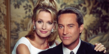 Deidre Hall as Dr. Marlena Evans, Drake Hogestyn as John Black  