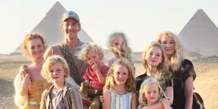 James Van Der Beek family