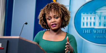 Image: Press Secretary Karine Jean-Pierre Holds White House Media Briefing