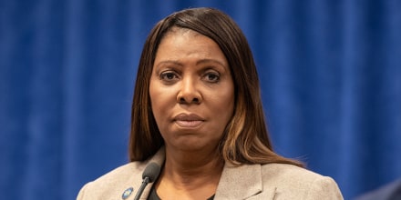 New York State Attorney General Letitia James makes an