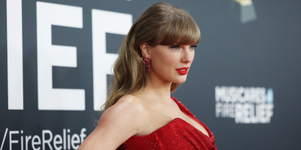 Taylor Swift attends the 67th Annual GRAMMY Awards. 