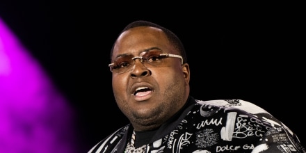Sean Kingston performing at a festival in Los Angeles.