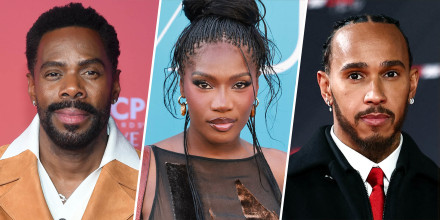 Colman Domingo, Doechii, and Lewis Hamilton.
