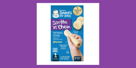 Gerber's Soothe 'N' Chew teething sticks