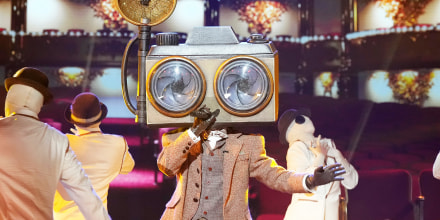 Paparazzo performing on "The Masked Singer."