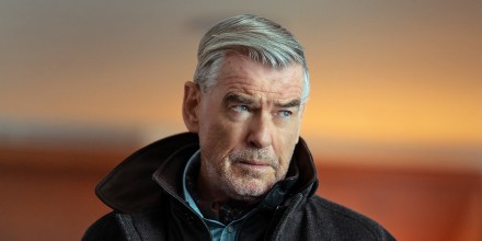 Pierce Brosnan as Conrad Harrigan in "MobLand."