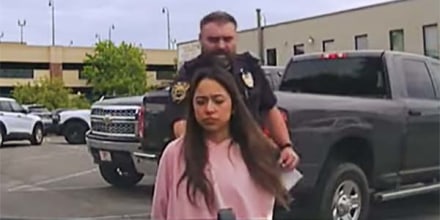 Ximena Arias-Cristobal, 19, was arrested in Dalton, Ga., following a traffic stop.