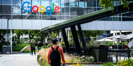 Google campus in Mountain View, California