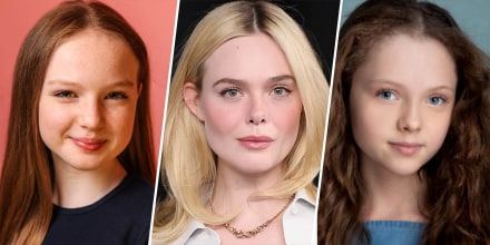 Molly McCann, Elle Fanning and Iona Bell