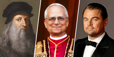 Leonardo da Vinci/Pope Leo XIV/Leonardo DiCaprio 