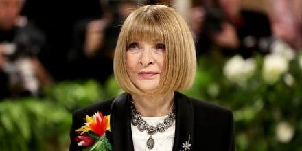 Anna Wintour attends The 2024 Met Gala Celebrating "Sleeping Beauties: Reawakening Fashion" at The Metropolitan Museum of Art on May 06, 2024 in New York City.  