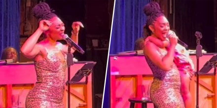 Broadway Singer Was Interrupted by Toddler Daughter. Her Stunning Response