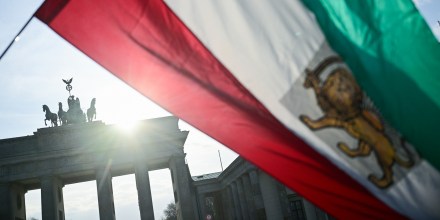 An old flag of Iran