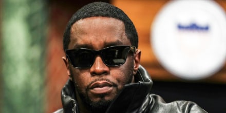 Sean Combs wearing sunglasses