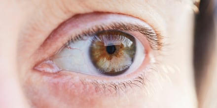Close-up of woman's eye