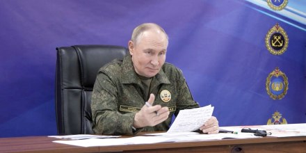 Russia's President Putin visits armed forces' command centre in the course of Russia-Ukraine conflict 