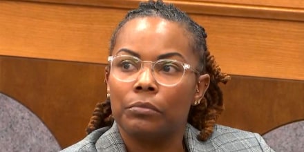 Ebony Parker, former Vice Principal of Richneck Elementary, appears in court on October 28.
