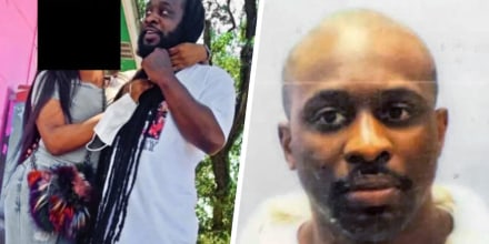 Rastafarian Damon Landor before and after having his dreadlocks shaved off