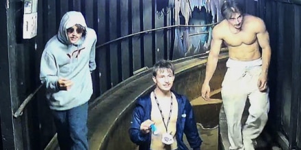 Three men are accused of entering the Playland amusement park in Rye, N.Y., during the overnight hours of Sept. 23-24 and committing acts of theft and vandalism.