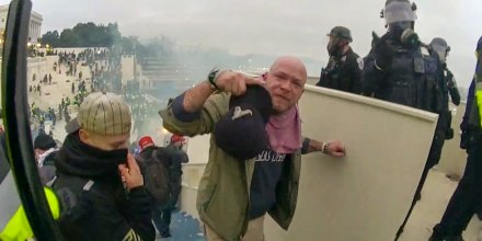 Andrew Johnson at the U.S. Capitol on Jan. 6, 2021.