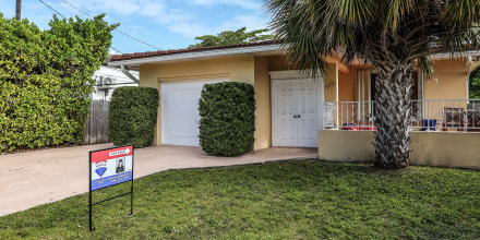 A home for sale in Surfside, Fla.,