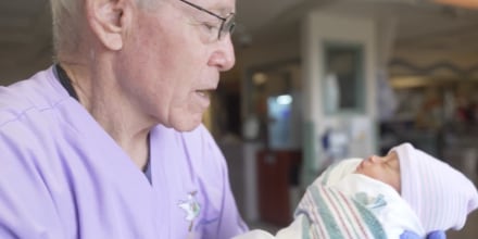 Lynn Harris shares insight from his days as a "baby cuddler."