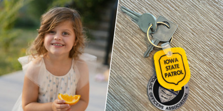 An Iowa mom discovered an unexpected find in her 4-year-old daughter’s backpack