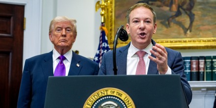 Donald Trump and Lee Zeldin.