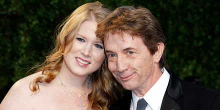Martin Short and daughter Katherine arrives at the Vanity Fair Oscar party in West Hollywood