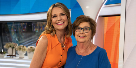 Savannah Guthrie with her mom Nancy Guthrie on the TODAY show.