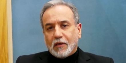 Iranian Foreign Minister Seyed Abbas Araghchi speaking to NBC News' Tom Llamas on March 5, 2026.