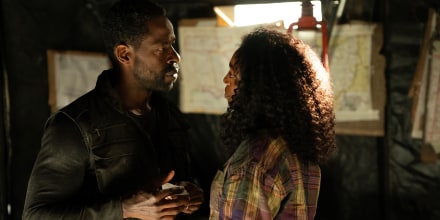 After Xavier found Teri, they headed back to the bunker to reunite with their kids.