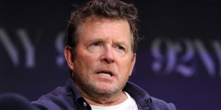 Michael J. Fox speaks onstage at 92NY on October 13, 2025 in New York City. 