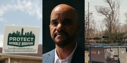 Indianapolis City-County Councilor Ron Gibson supports the data center in the Martindale-Brightwood neighborhood of Indianapolis, Indiana, on April 9, 2026. 