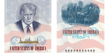 EE.UU. emitirá pasaportes conmemorativos con la imagen de Trump