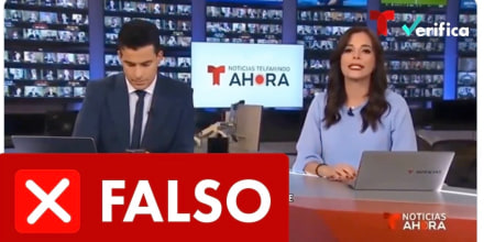 Petro difunde video falso que simula un reporte de Noticias Telemundo